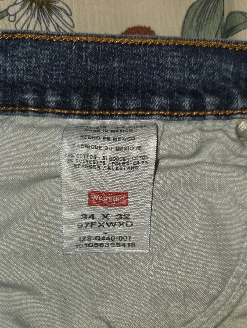Wrangler Men's Straight-Leg Blue Jeans